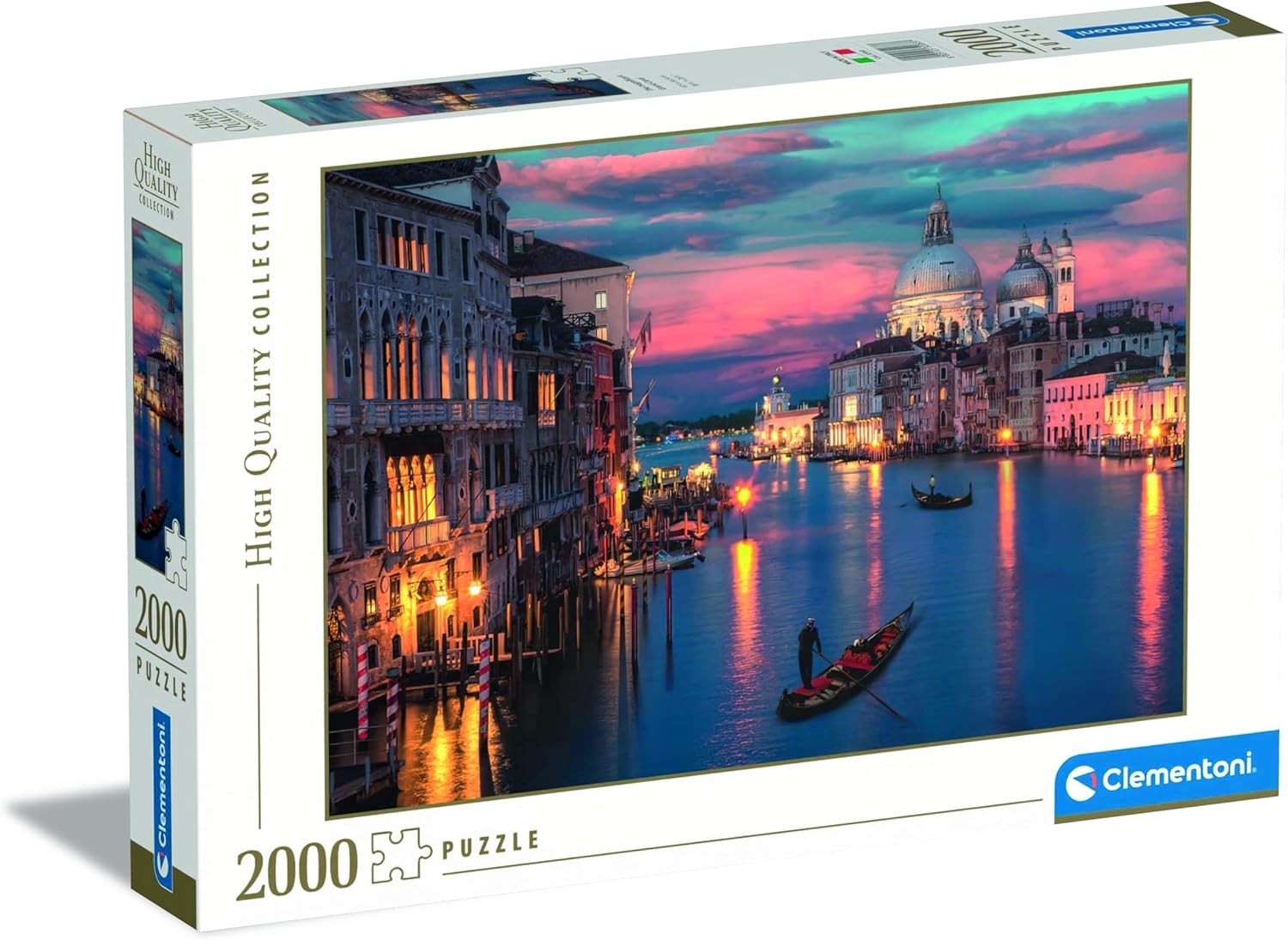 Clementoni Colección, The Magnificent Grand Canal - Puzzle 2000 Piezas, Puzzle Adulto, Fabricado en Italia - 32083