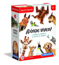 Clementoni - ¿Donde Viven? - juego educativo