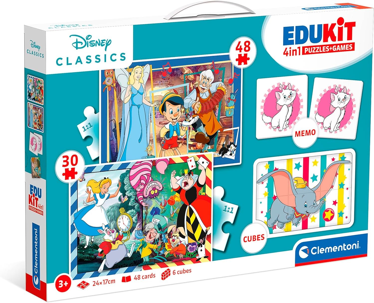 Clementoni - Edukit 4 En 1 Disney Classic