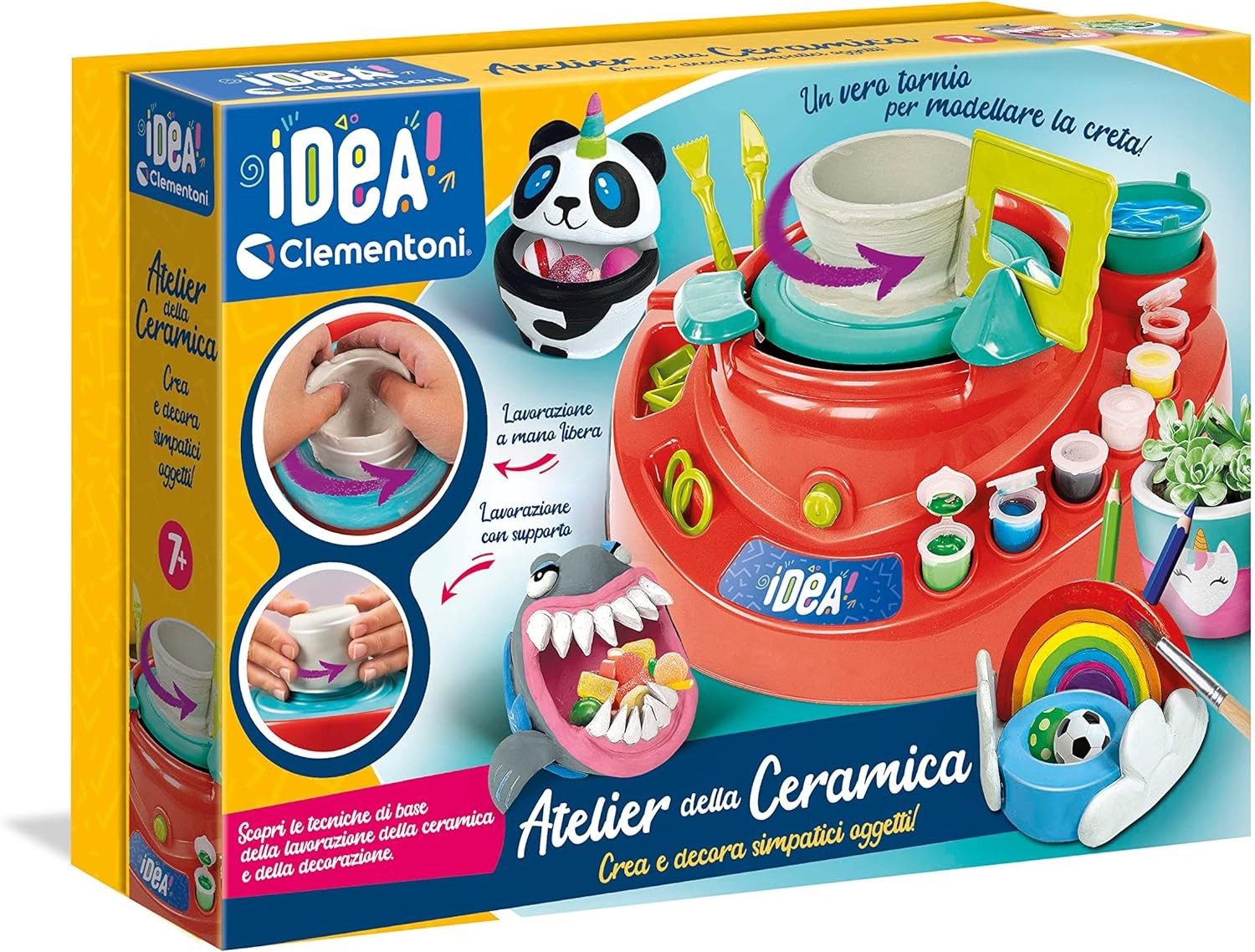 Clementoni- Idea – Atelier Taller de cerámica con Torno eléctrico