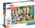 Clementoni - Puzzle Infantil 30 Piezas Mickey
