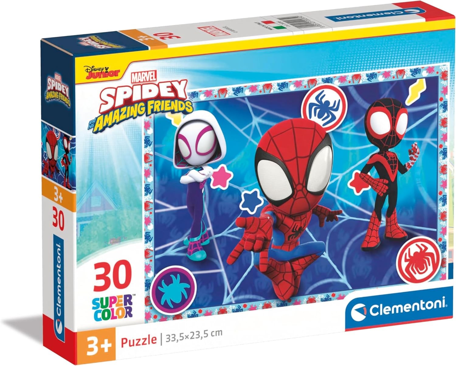 Clementoni Puzzle - Marvel Spidey and His Amazing Friends - Supercolor Puzzle Infantil De 30 Piezas