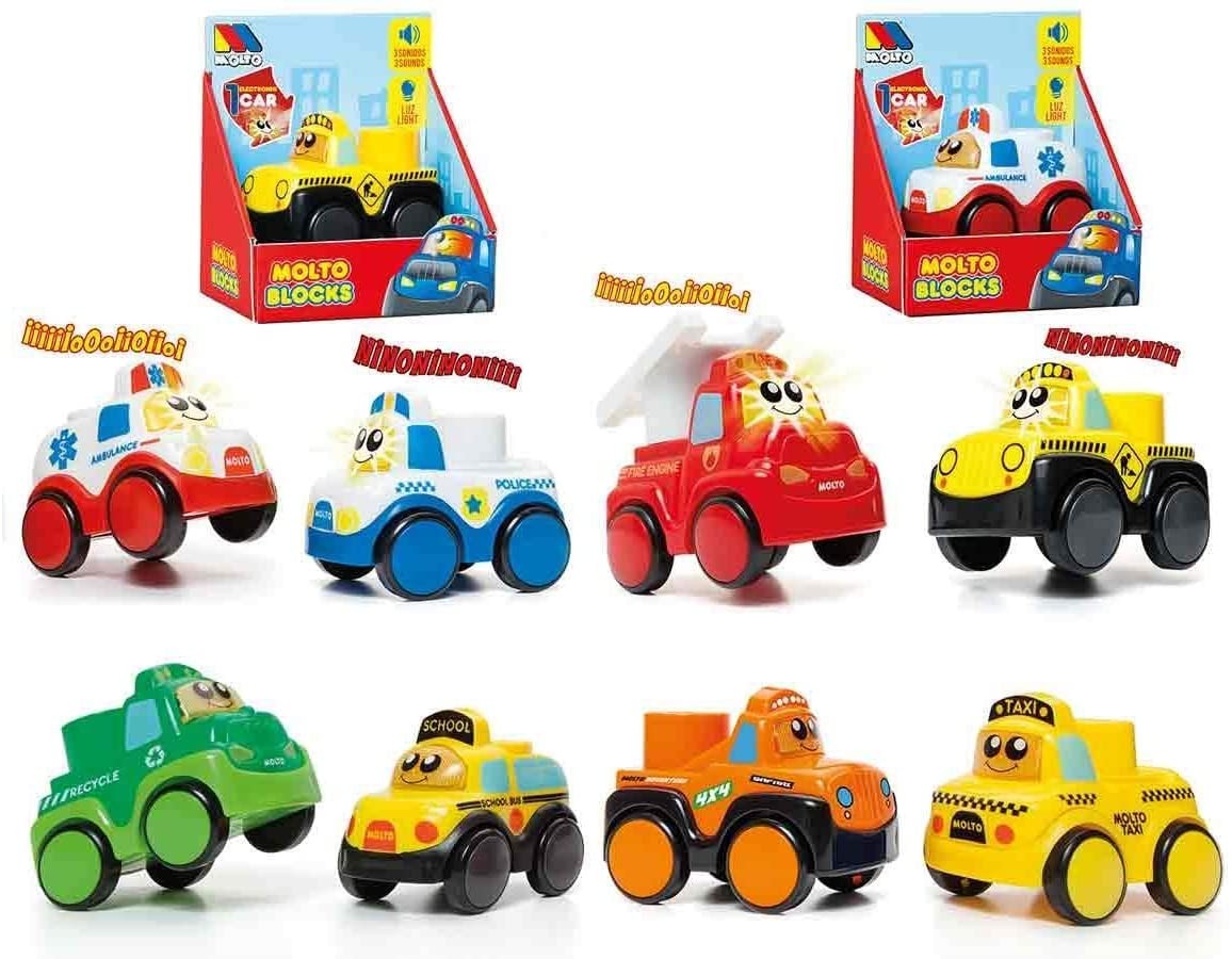 Moltó Blocks Assorted Cars