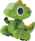 Dinobot - Robot Inteligente R/C - Canta y Gira - Baterías Recargables USB -con música - Función grabación - +3