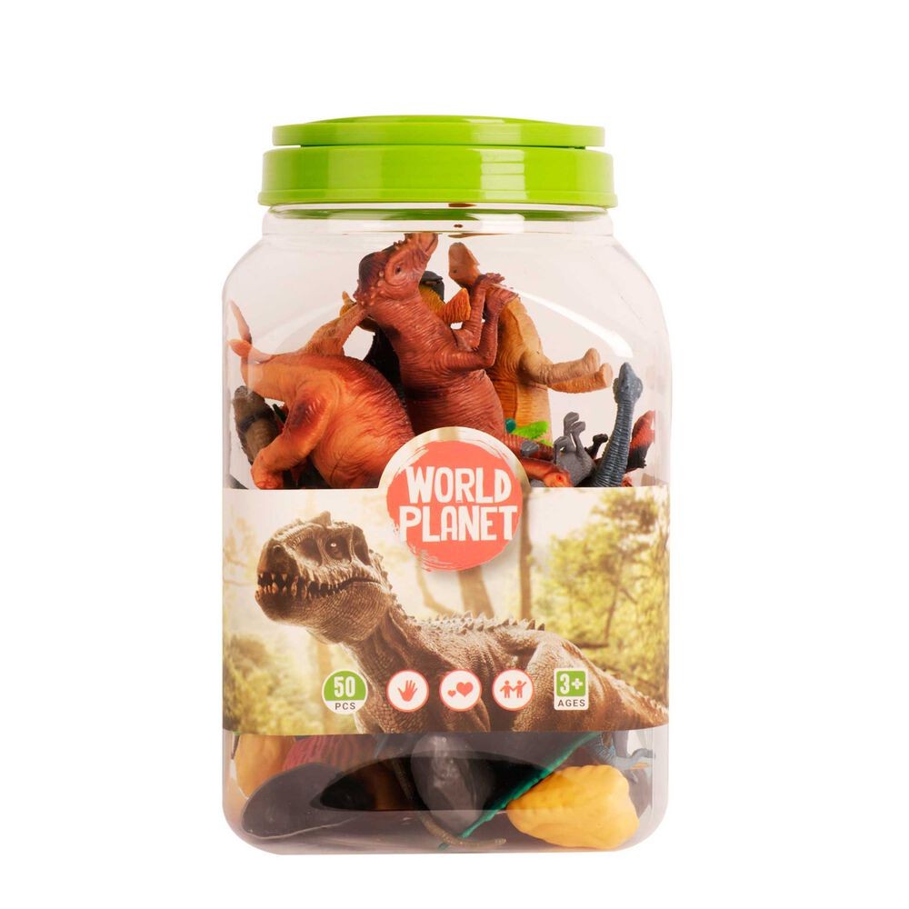 Dinosaurios Bote 50 Pcs
