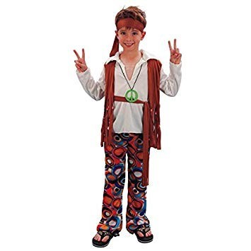 DISFRAZ HIPPIE INFANTIL 4-6 AÑOS