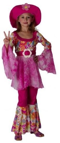 DISFRAZ HIPPIE NIÑA INFANTIL 4-6 AÑOS