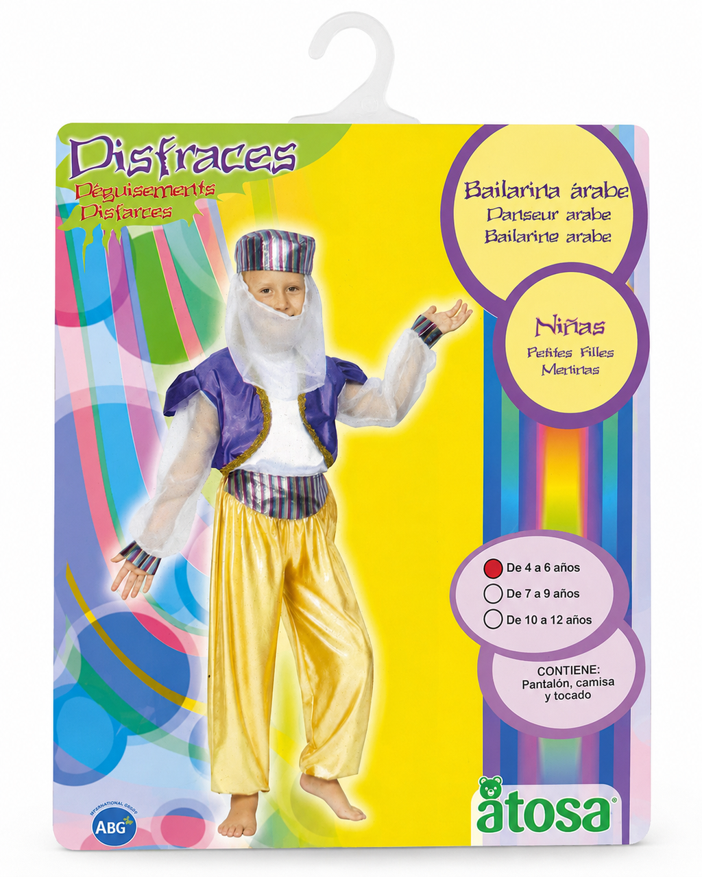 ARABIAN GIRL COSTUME 5-6 YEARS