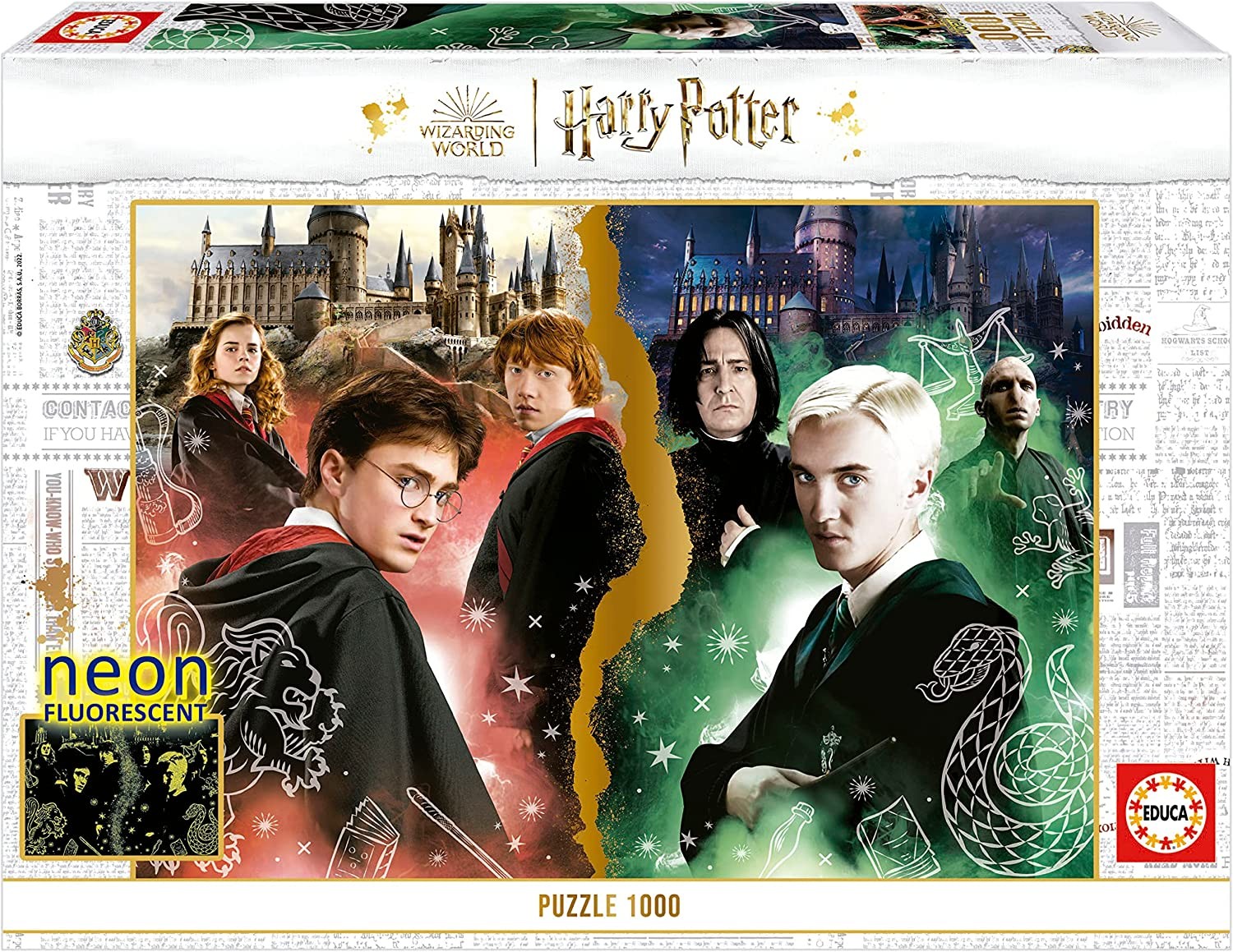 Educa - 1000 Harry Potter Neon Puzzle 2 | Puzzle de 1000 Piezas