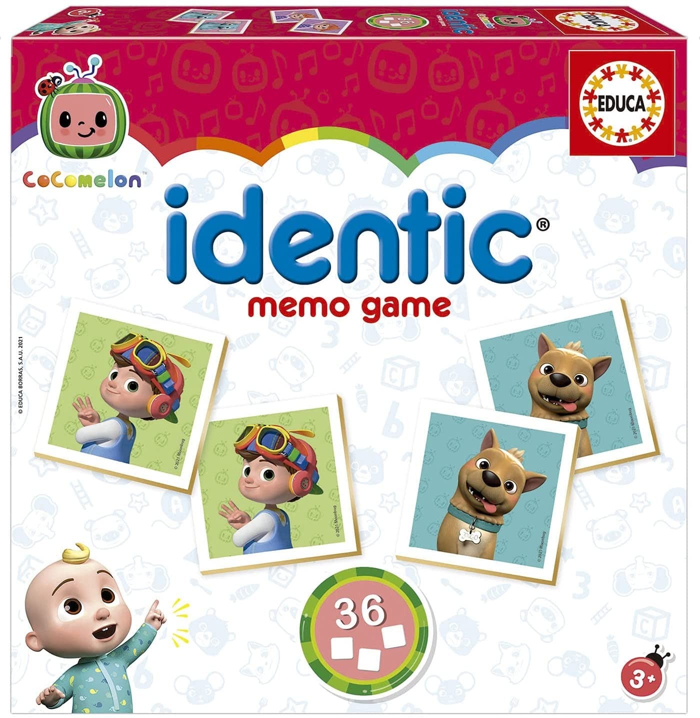 Educa 19136 Cocomelon Identic. Juego de Memoria