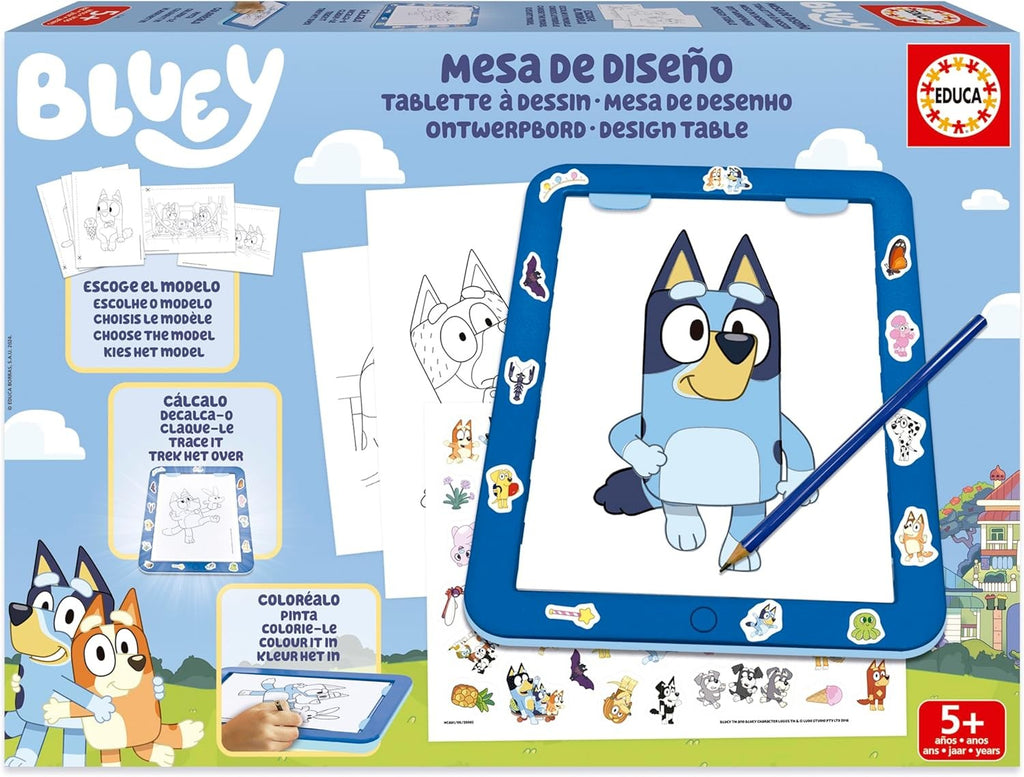 Educa - Bluey Creative Light-Up Table | Bluey Craft Kit