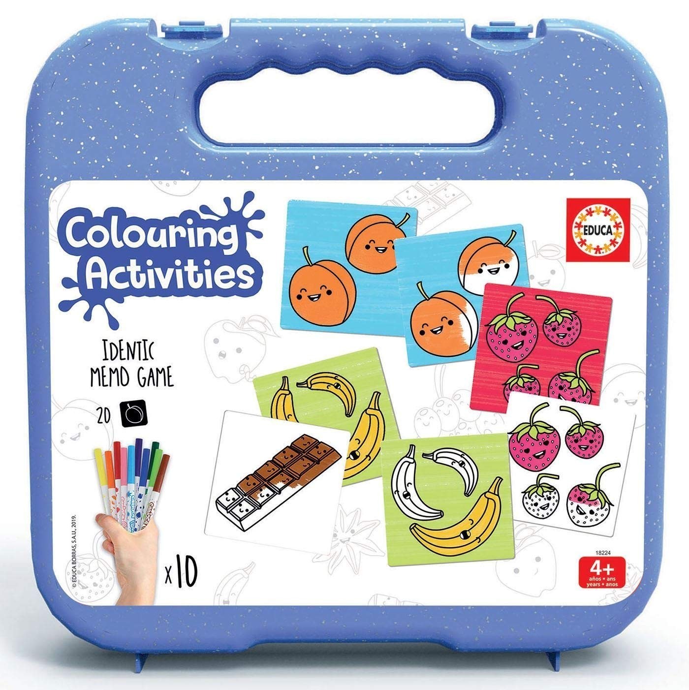 Educa Borrás- Identic con Olores, Colouring Activities