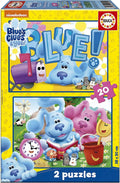 Educa - Blue's Clues | Set of 2 Puzzles with 20 Pieces Each