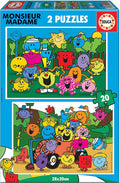 Educa- Monsieur Madame 2 x 20 cm