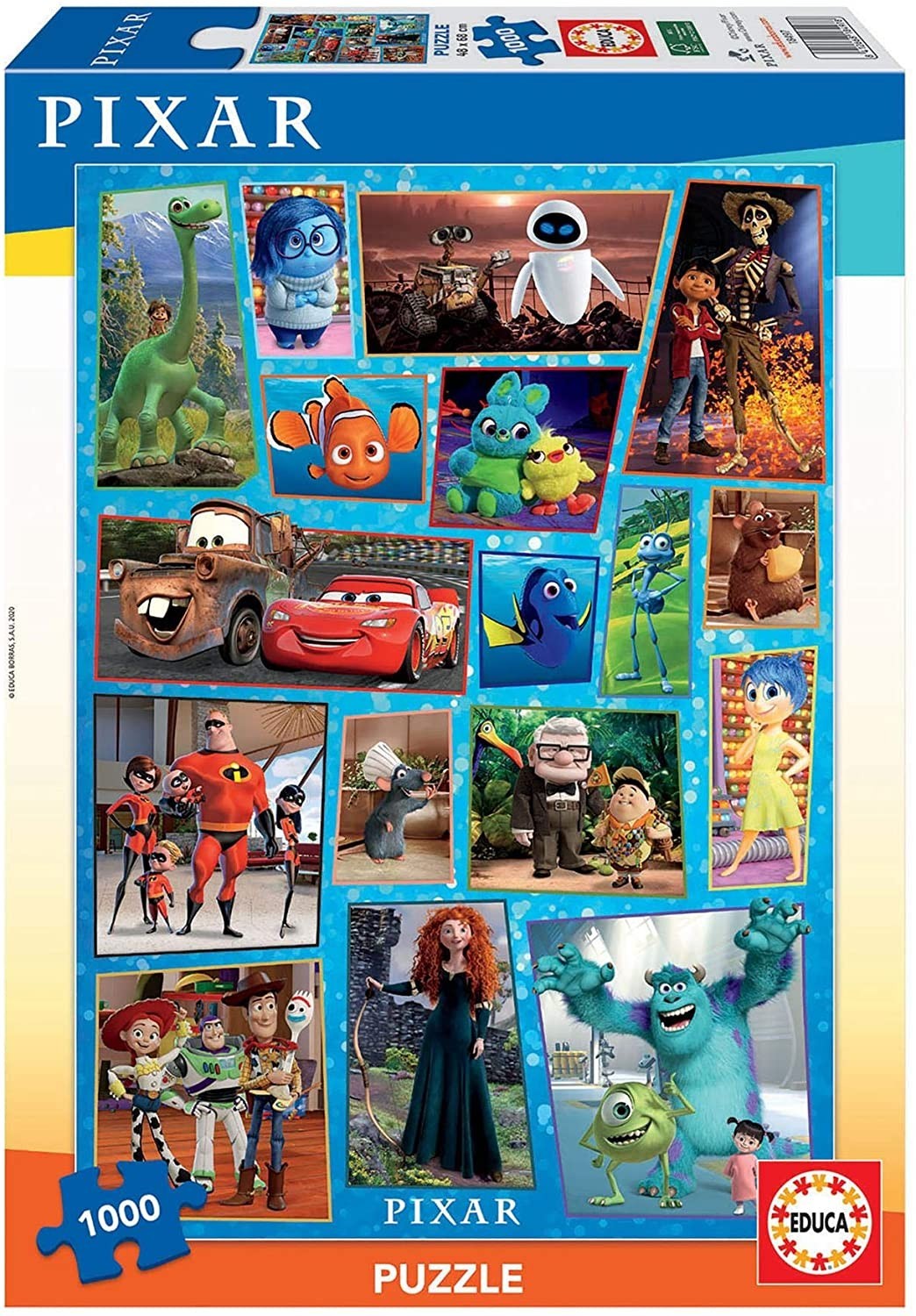 Educa - Pixar Family, Puzzle de 1000 Piezas