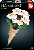 Educa - Ramo 6 rosas blancas Floral Art
