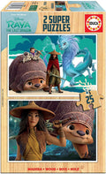 Educa - Raya and the Last Dragon , Set de 2 Puzzles