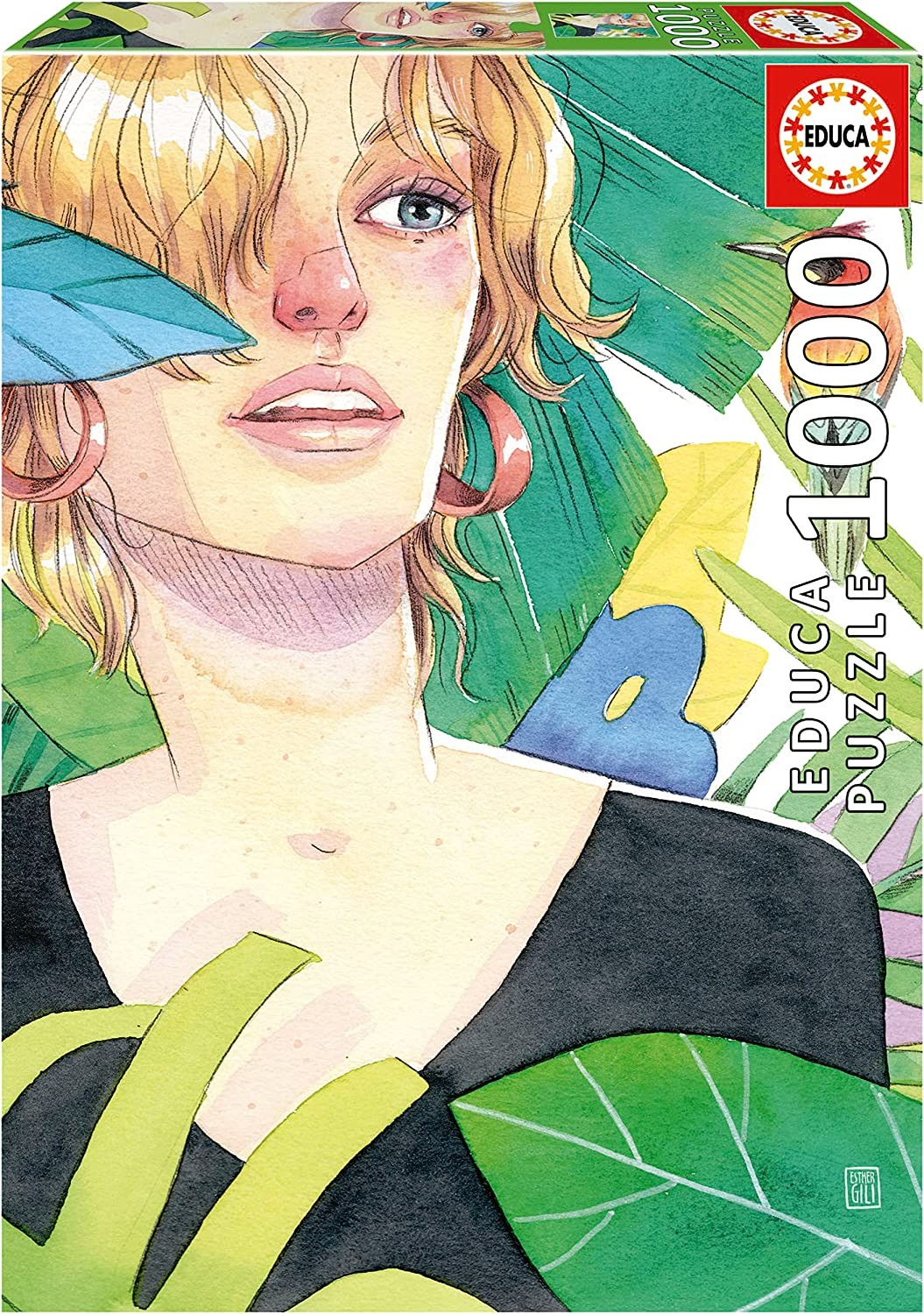 Educa - Tropical, Esther Gili | Puzzle de 1000 Piezas