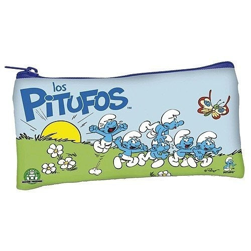 Estuche portatodo Pitufos Original con cremallera