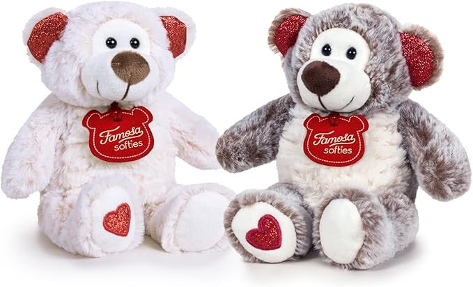 Famosa Softies - Oso de Peluche Happy Valentine