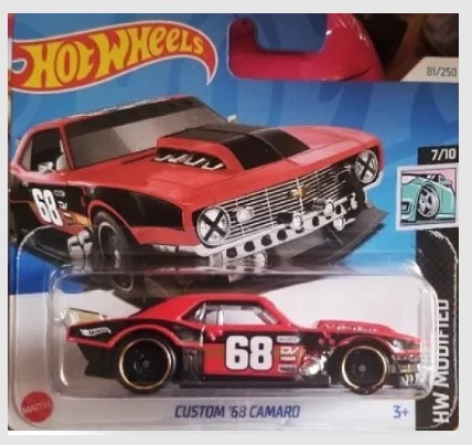 Hot Wheels 2024 - Custom ´68 Camaro - Modified 7/10 - HTB69