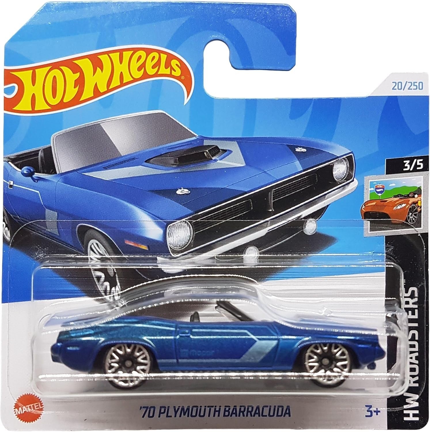 Hot Wheels - '70 Plymouth Barracuda - HW Roadsters 3/5 - HTC13