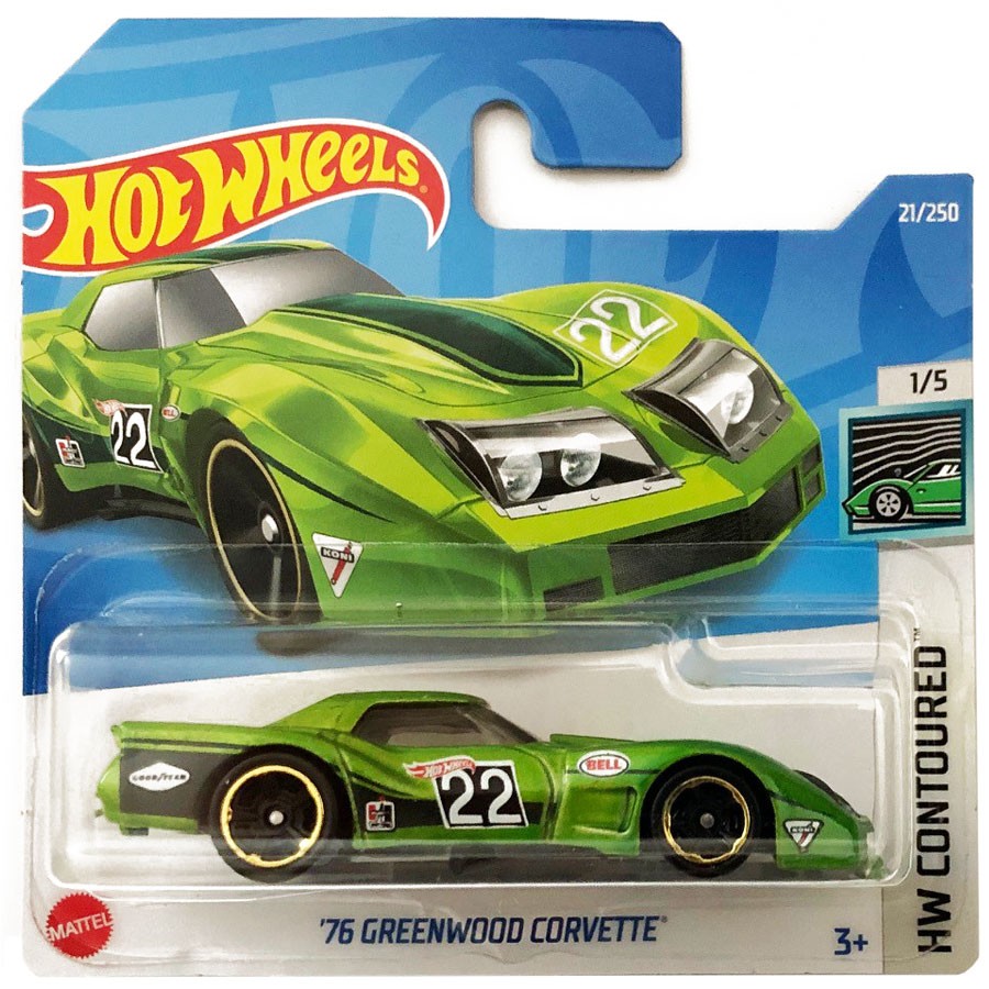 Hot Wheels 76 Greenwood Corvette HCW80