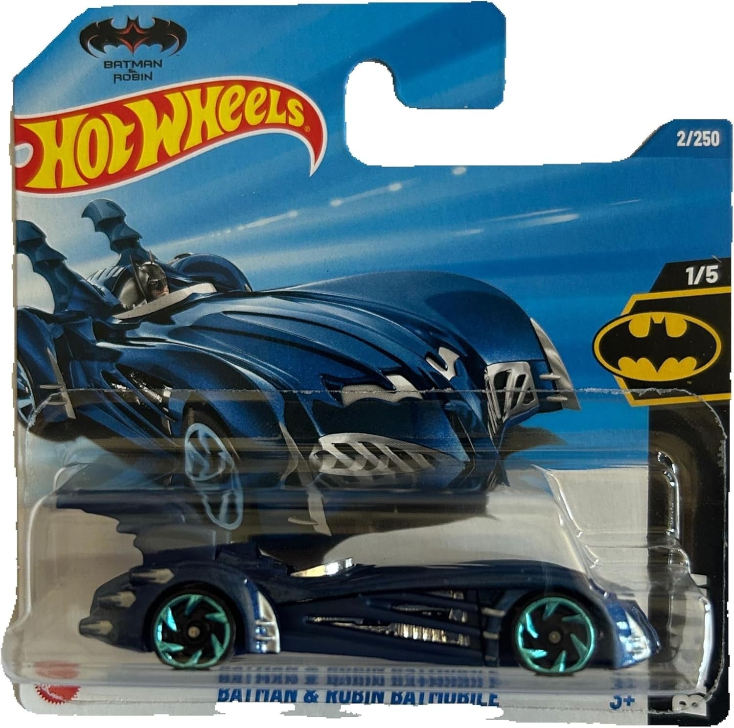 Hot Wheels Batman and Robin Batmobile HYX61