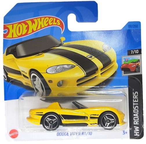 Hot Wheels Dodge Viper RT/10 (amarillo) 7/10 HKH43 HW Roadsters 2023-131/250