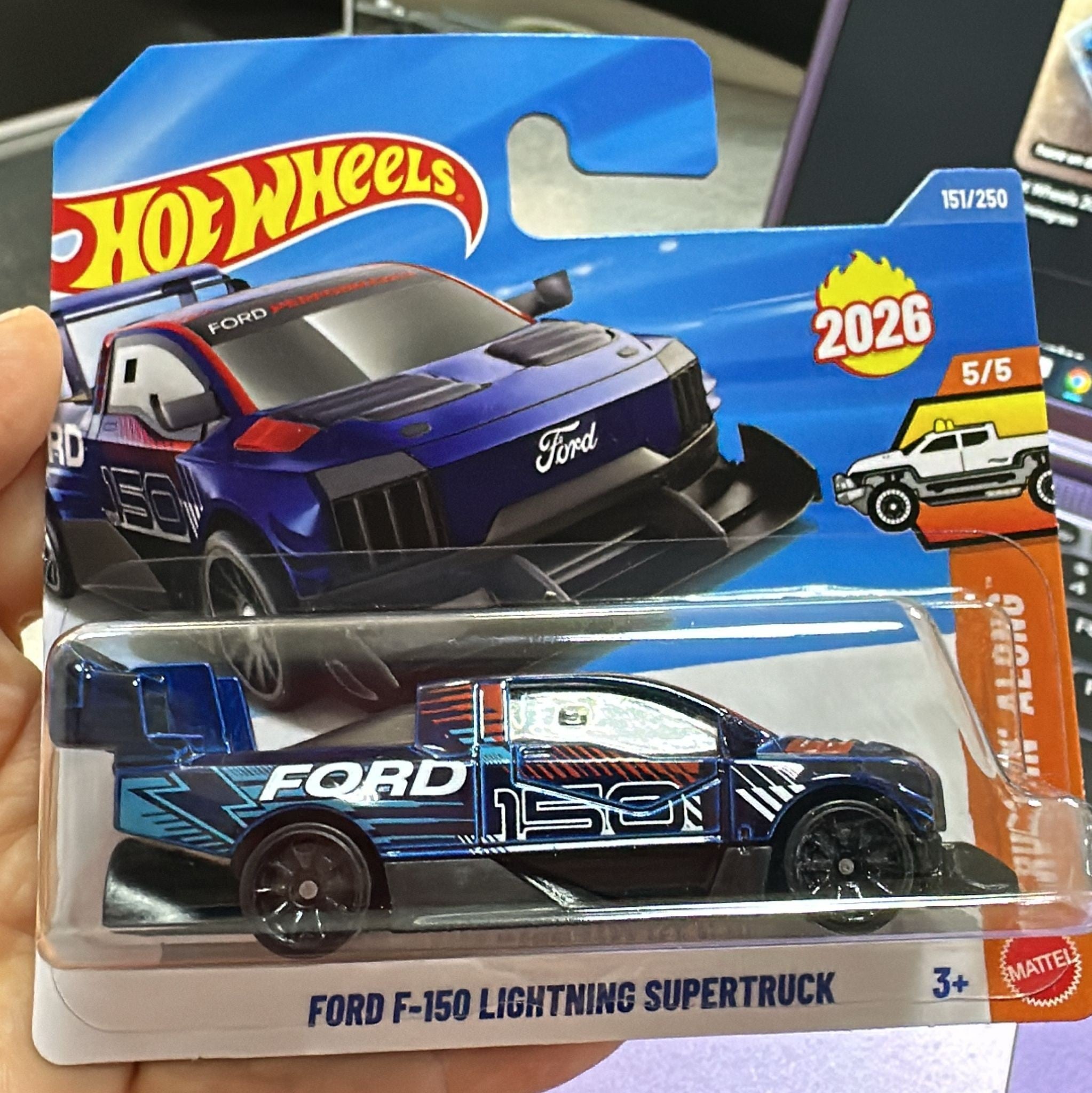 Hot Wheels Ford F-150 Lightning Supertruck JJH52 2026