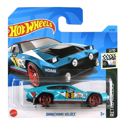 HOT WHEELS HKJ78 Dimachinni Veloce Retro Racers 2/10