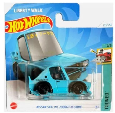 Hot Wheels HRY85 2024 Tooned 3/5 Nissan Skyline 2000 GT-R LBWK 213/250