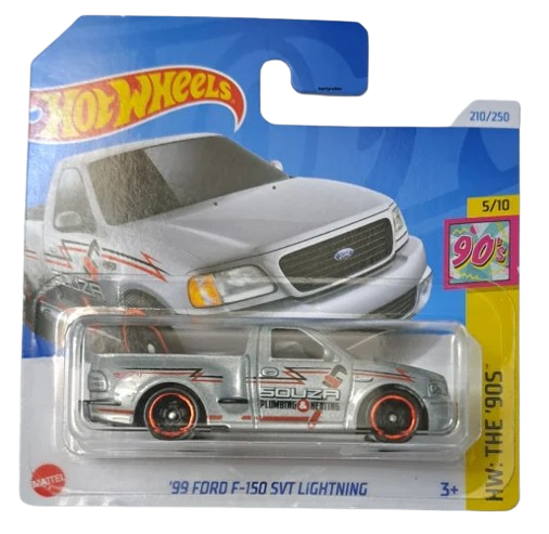 Hot Wheels HTB07 2024 HW The '90s 5/10 Ford 1999 F-150 SVT Lightning 210/250