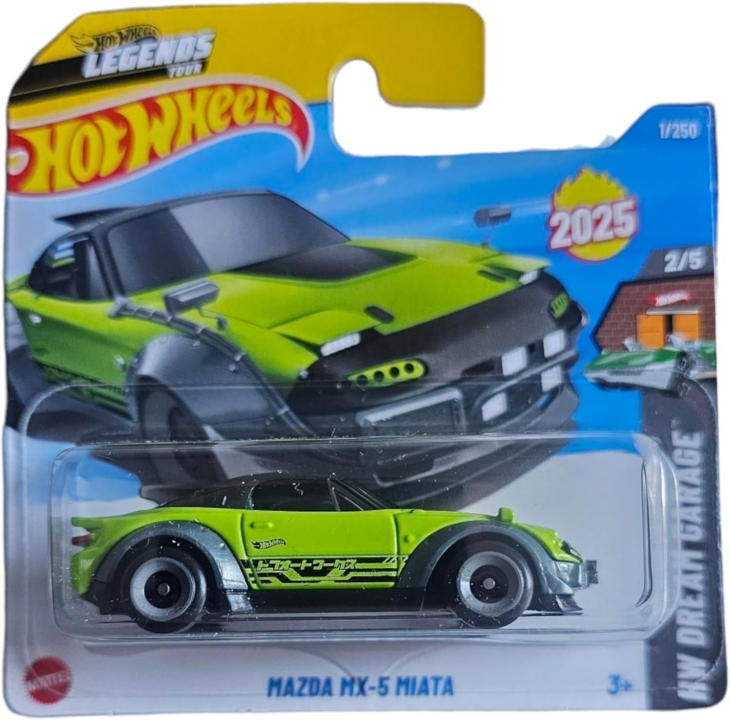 Hot Wheels - Mazda MX-5 Miata - HW Dream Garage 2/5 - HYX57 - Short Card - Legends Tour - Mattel 2025