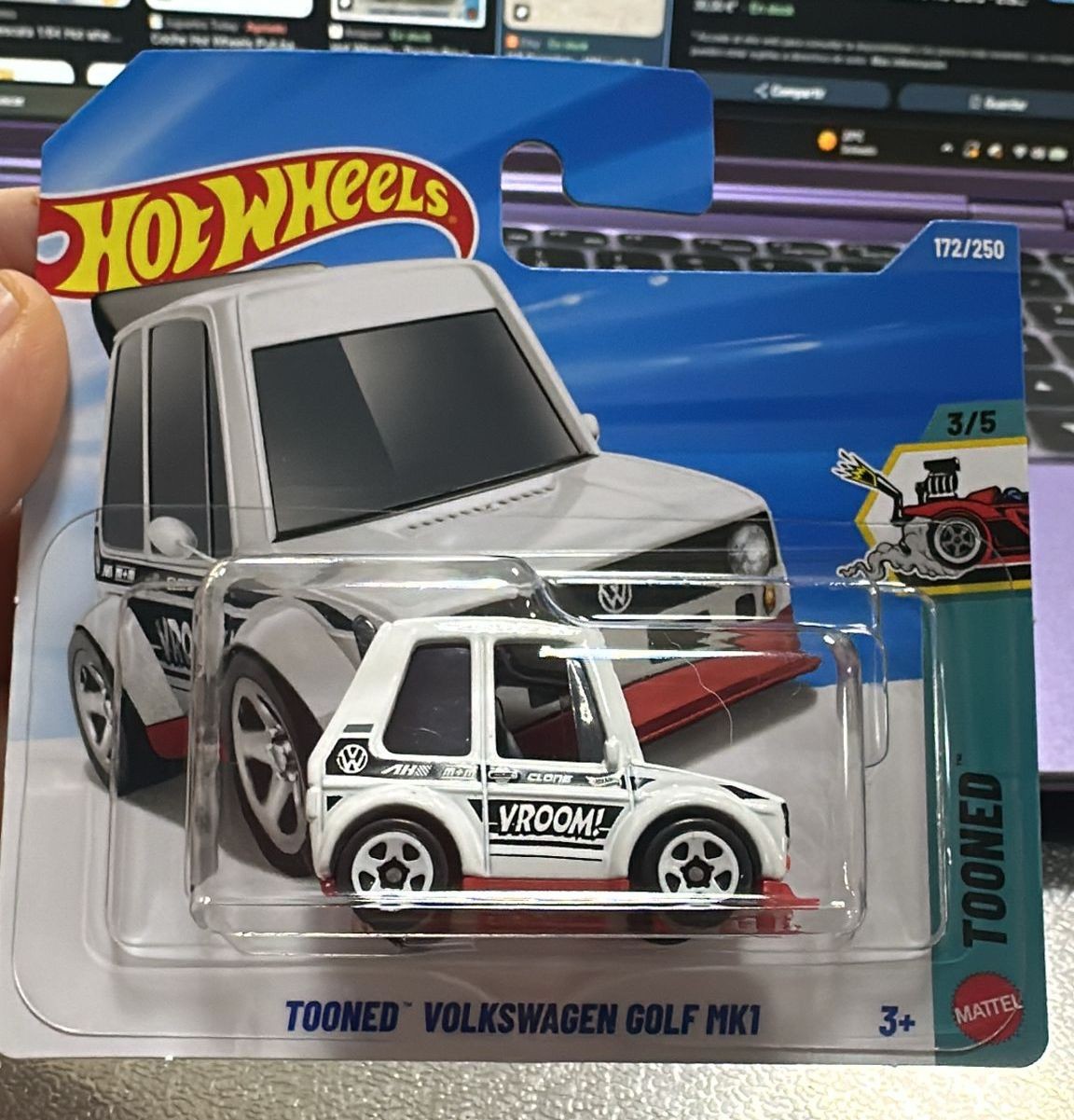 Hot Wheels Tooned Volkswagen Golf MK1 JJK16 2026H