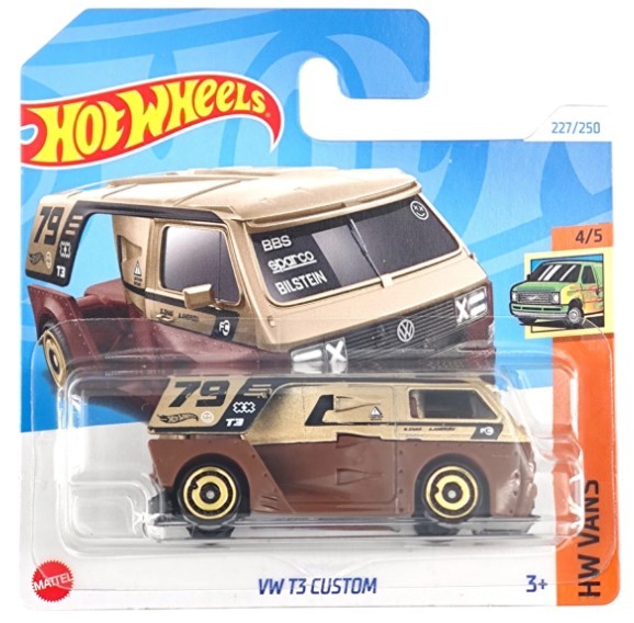 Hot Wheels - VW T3 Custom - HW Vans 4/5 - HRY57 - Short Card - Volkswagen - BBS - Bilstein
