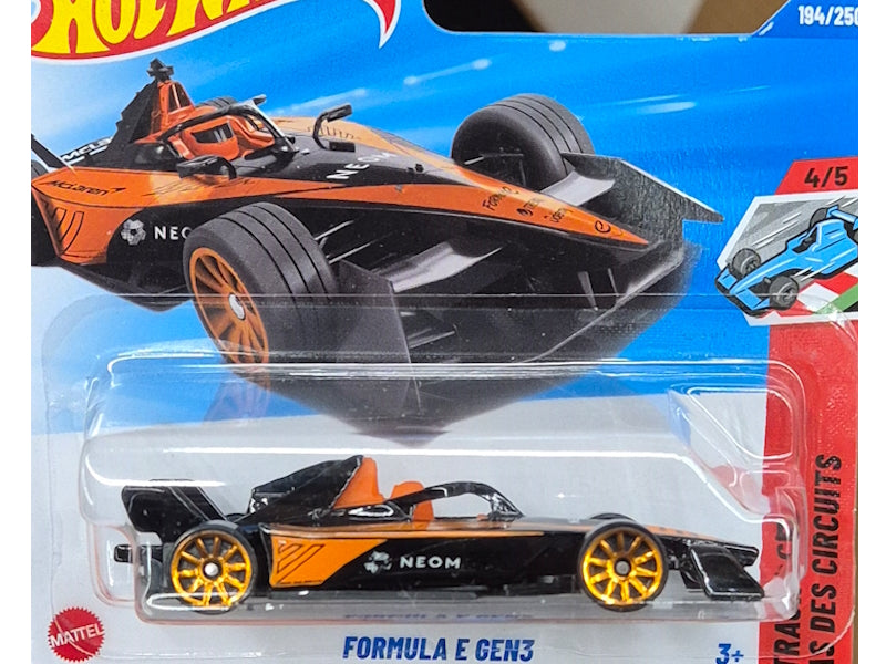 Hot Wheels Formula E Gen3 (HYY56) - Track Aces Serie 4/5, Modelo 1:64 2025