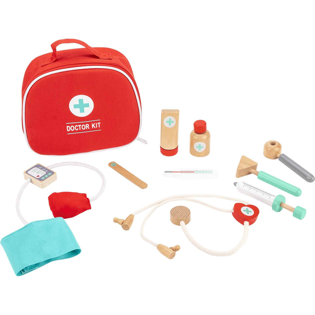 Infant Planet Kit de Médico de Madera | Juguetes de Madera
