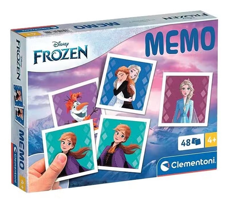Juego memo Disney FROZEN con 48 tarjetas de Clementoni