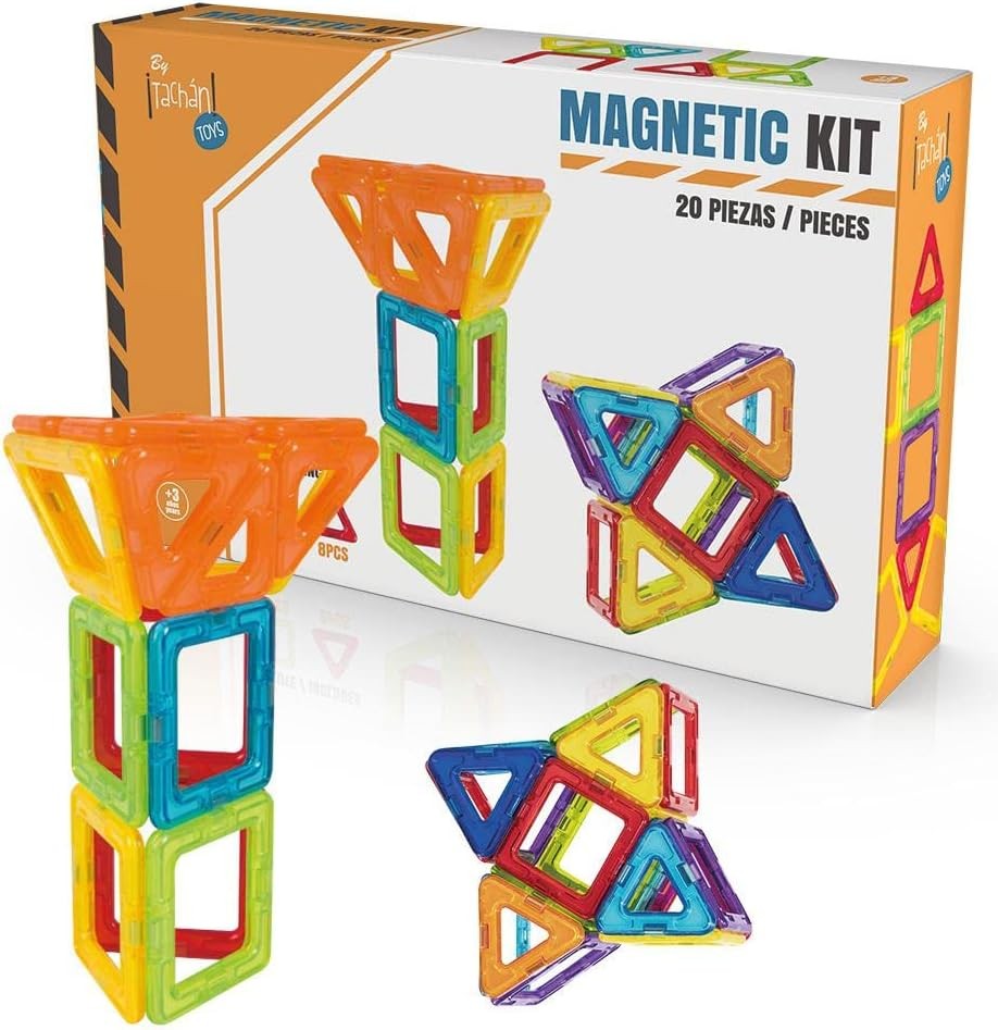 Juegos de construcción modelo MAGNETIC KIT 20 PIEZAS TACHAN