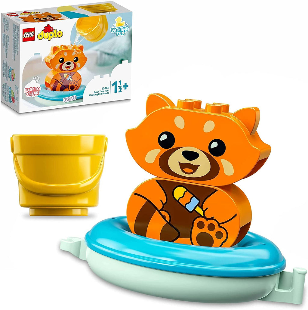 LEGO 10964 DUPLO Diversión en el Baño: Panda Rojo Flotante