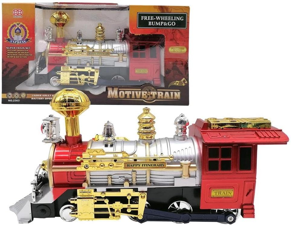 Locomotora SALVAOBSTACULOS LUZ Y Sonido