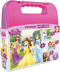 Maleta Puzzles Progresivos PRINCESAS DISNEY, 12-16-20-25