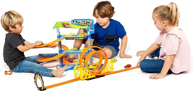 MOLTO | Parking Infantil de 3 Plantas con Doble Looping y Complementos