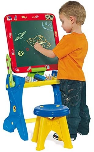 MOLTO Pupitre Infantil con Pizarra 2 en 1