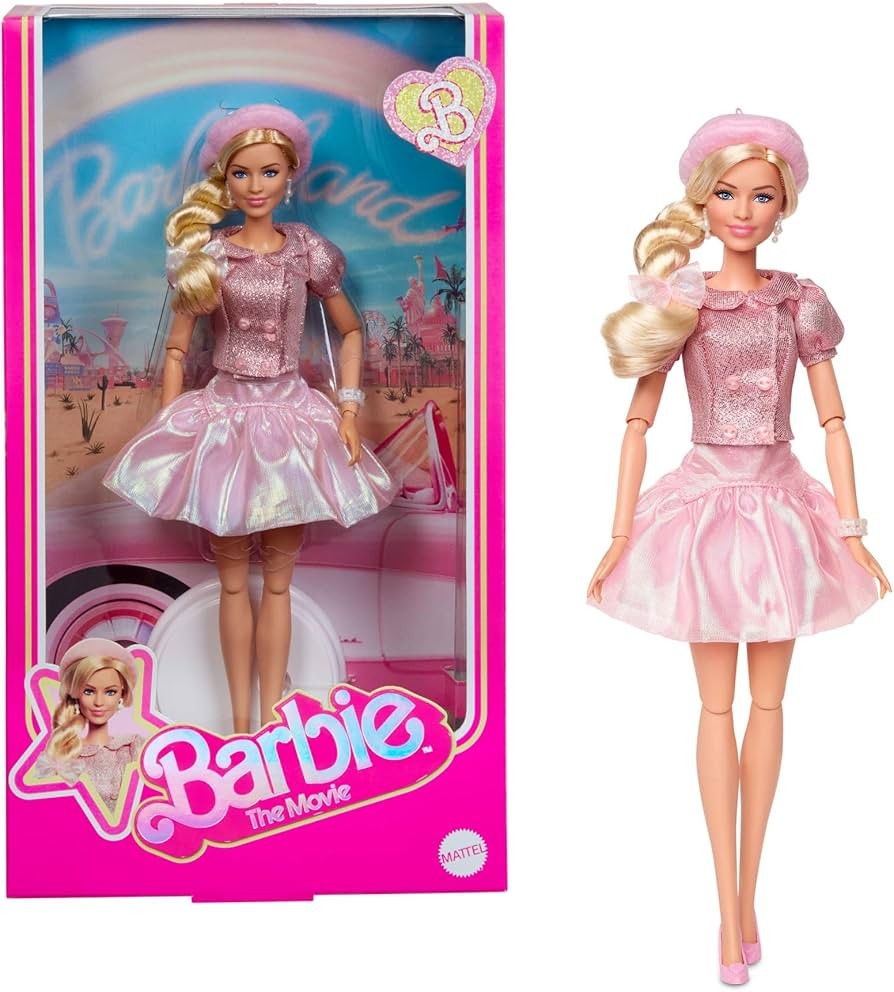 MUÑECA BARBIE CON BOINA ROSA BARBIE THE MOVIE JBJ53 MATTEL