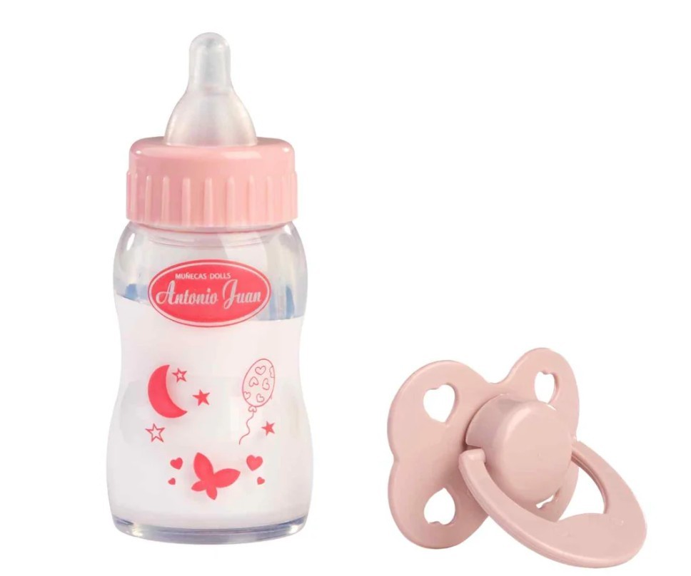 Muñecas Antonio Set bibe y chupe pequeño (92329)