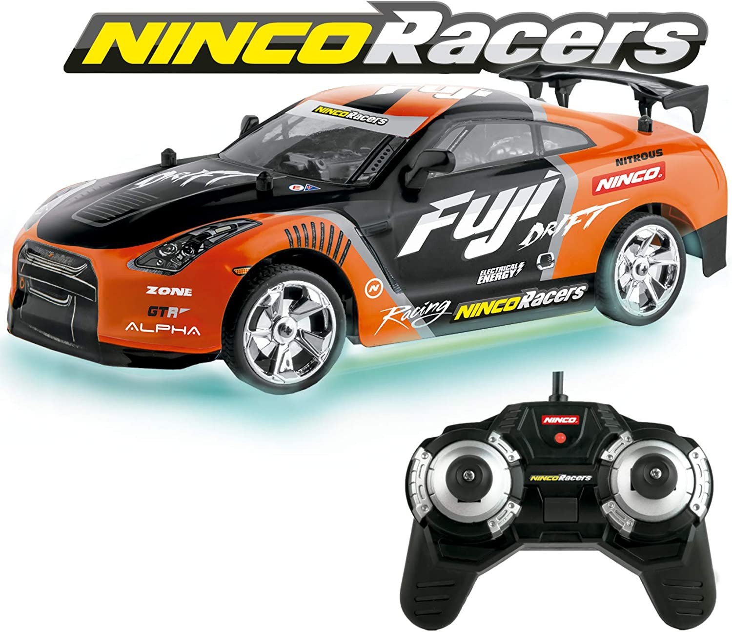 Ninco - NincoRacers Fuji Coche para Campeonato de Drift con Luces de neón