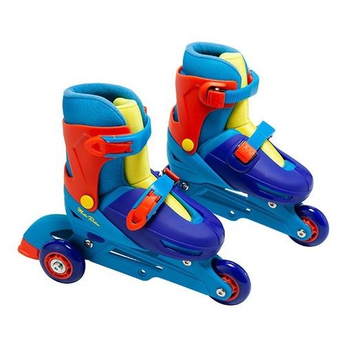 Patines extensibles 31-34 tres ruedas azul cambia de posición 22217 MOLTO