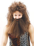 PELUCA CON BARBA HOMBRE DE LAS CAVERNAS